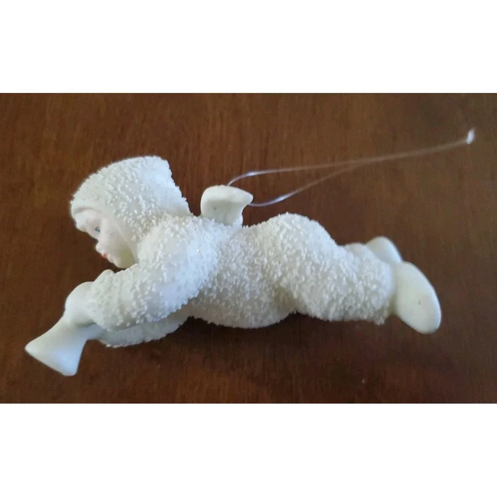 Snowbabies‎ Dept 56 Christmas Ornament Noel Baby With A Trumpet 7988-7988-0